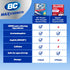 BC MAX Strength Fast Pain Relief Powder, 16 Count Lemonade Flavor Aspirin 500mg and Acetaminophen 500mg Dissolve