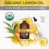 Organic Lemon Essential Oil 4 FL OZ - 100% Pure & Natural with Glass Dropper for Aromatherapy