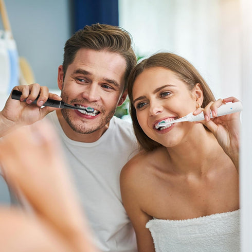 Waterpik Triple Sonic Toothbrush Heads, Complete Care 5.0/9.0, AquaSonic Duo, Home Dental Center, 10 Count, White