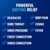 Over-The-Counter Pack (2 6 Oz) Mucinex Fast-Max Cold and Flu & Nightshift Medicine for Adults, Medication Combo