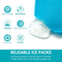 Comfytemp Gel Ice Packs for Injuries, Reusable 8 Pack, FSA HSA Approved, Hot and Cold Compress for Pain Relief, Small