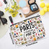 Paris Cosmetic Bag Makeup Bag Paris Lovers Gift Italy Travel Souvenir Merch Vacation Friendship Gifts for Women Paris Lovers Sister Traveller Daughter Girls Trip Gifts Favors Christmas Birthday