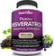 Nutrivein Resveratrol 1450mg - Antioxidant Supplement, 120 Capsules for Healthy Aging, Immune, and Joint Support