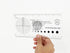 EMI Multi-Purpose Medical Ruler with Wound Measuring and Pupil Gauge Reference Guide