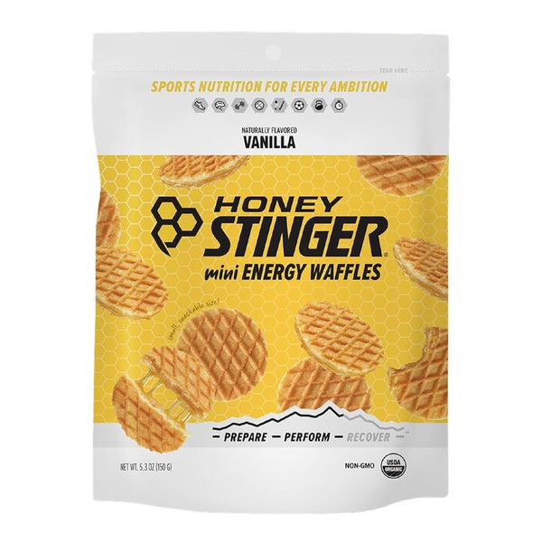 Honey Stinger Organic Mini Vanilla Waffles, Energy Stroopwafel for Exercise, 1 Bag, 5.3 Ounce