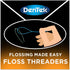 DenTek Floss Threaders for Braces, Bridges, and Implants, 50 Count (Pack of 6)