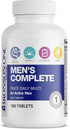 Bronson ONE Daily Men’s Complete Multivitamin, 180 Tablets, Multimineral Once-Daily Multi for Active Men