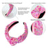 XIMA 3 PCS Sequin Headbands for Women and Girls, Neon Rainbow Sparkle Statement Top Knot Holiday Hair Accessories