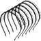 Zhanmai 10 Pieces Unisex Metal Hairband - Teeth Comb Hair Hoop Headband Hair Accessories