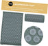 Set NOLITOY Shiatsu Acupoint Massage Mat and Pillow with Carrying Bag, Practical Relaxation Yoga Mat for Full Body