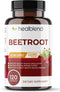 healblend Organic Nitric Oxide Beet Root Capsules 1300mg - Nitric Oxide Booster, Support Immune System - 120 Count