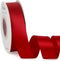 Ribbli Double Faced Red Satin Ribbon, 1” x 25 Yards, Fabric Ribbon for Bows, Christmas Gift Wrapping