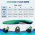Plantar Fasciitis Insoles, High Arch Support Orthotic Shoe Inserts for Foot Pain Relief (Men 4.5-6.5/Women 5.5-7.5,