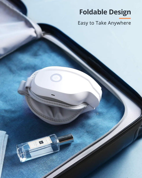 latumab Eye Massager with Heat, Heated Eye Mask with Bluetooth Music, Face Massager, Mask for Migraine & Headache