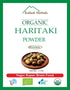 Organic Haritaki Powder, USDA Certified Organic, 1/2 Pound - Detoxification & Rejuvenation, Brain Function