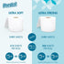 Amazon Brand - Presto! 2-Ply Ultra-Soft Toilet Paper, 24 Family Mega Rolls = 120 Regular Rolls, Unscented