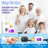 MONESAO Toothbrush Sanitizer Case, Portable Mini Toothbrush Covers with Holder, Rechargeable Travel Home Toothbrush