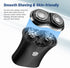 Mini Portable Electric Travel Shaver, USB Rechargeable Cordless Shaving Razor for Men and Teen Boys (Black)