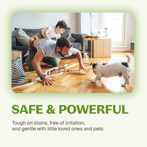 Fuwa3e Pineapple Enzyme Natural Floor Cleaner Lime & Lemongrass - 33.8oz (Makes 44 Gallons) - Organic Non Toxic Cleaner