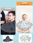 Lictin Haircut Capes Umbrella for Kids - Waterproof Hairdressing Cape with 1PCS Black Comb, Dinosaur Theme