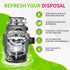 NATRUTH Garbage Disposal Cleaner Deodorizer Tablets 24 Pack - Fresh Apple Foaming Scrub Sink Freshener, Natural Drain