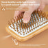 Natural Wooden Bamboo Hair Brush and Detangle Tail Comb, Paddle Hairbrush for Women, Men, Kids, Curly Hair Health