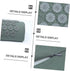 Set FRCOLOR Acupressure Massage Mat and Relief Massage Pillow with Non-Slip Surface, Portable Carrying Bag Included