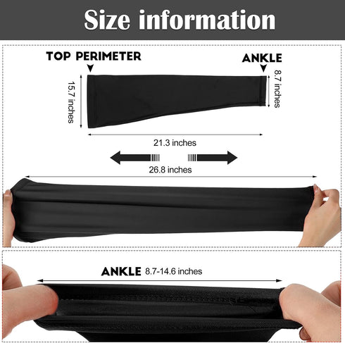 UV Protection Compression Leg Sleeves for Sports - Skylety Long Knee Sleeve for Men and Women