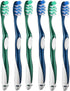 Extra Firm Toothbrushes for Adults, 6 Count, Extra Hard Bristles