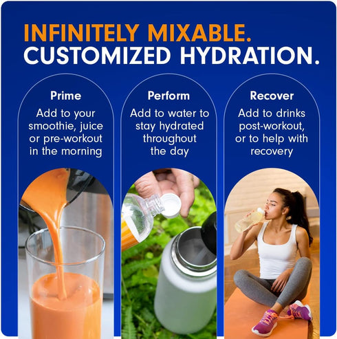 Electrolyte Concentrate Liquid Drink Mix, Daily Hydration, Muscle Recovery, 64 Servings, No Sugar