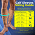 Sparthos Calf Compression Sleeves (Pair) – Leg Compression Socks for Men and Women, Beige-XL