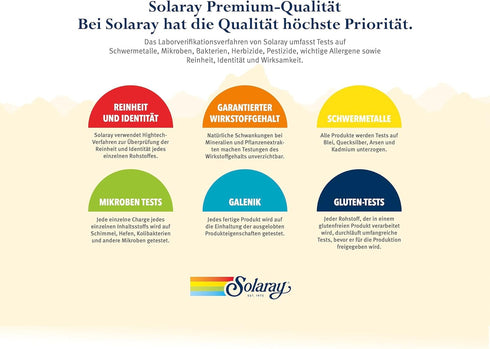 SOLARAY Quercetin Bromelain & Vitamin C, 500mg Quercetin & 1,235mg Vit C, 60 Count, Vegan
