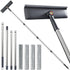 Purexa 3-in-1 Window Squeegee for Home - 60" Window Cleaning Kit with 3