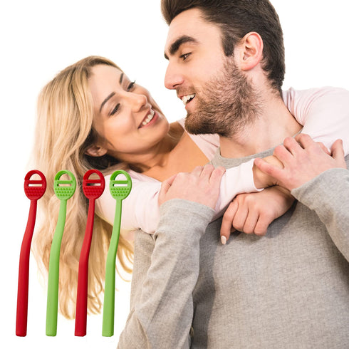 Tongue Scraper Cleaner 4 Pack – BPA Free – Oral Hygiene Care – Reduce Bad Breath – Double Scraper