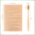 10 Pack Bamboo Toothbrushes with Soft Bristles, Biodegradable BPA Free Eco-Friendly Wooden Organic Toothbrush