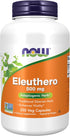 NOW Supplements Eleuthero (Eleutherococcus senticosus) 500 mg, 250 Veg Capsules