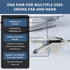 PKRFCJ 2 Pcs of Auto Focus Glasses, Intelligent Zoom Anti-Blue Light Presbyopia Glass with Case and Glasses Cloth