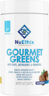 NuEthix Formulations Gourmet Greens Drink Powder - Dietary Supplement with Superfoods and Probiotics, Espresso, 27