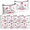 Hillban 10 Pcs Inspirational Gifts Bulk Cosmetic Bag, Employee Appreciation Gifts, You Are Amazing Loved Makeup Bags