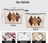 Western Gifts Makeup Bag - Geometric Cosmetic Bags, Cowgirl Gifts, Western Stuff for Women