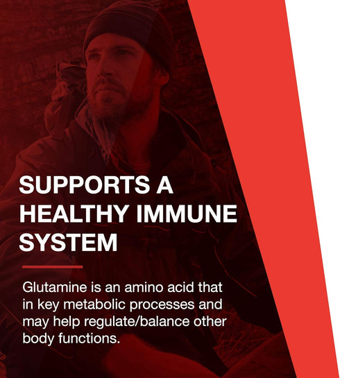 Protocol L-Glutamine 5g Powder - Immune Support, Gut & Brain Health, 1 lb, 91 Servings