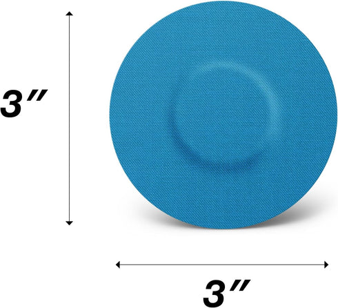 SIMPATCH Universal Adhesive Patch, No Hole, 25-Pack (Blue)