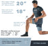 Knee Brace for Meniscus Tear Support, Arthritis Acl, Mcl Pain, Patented 4-way Adjustable Wraparound Strap, Medium Size