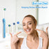 16pcs Replacement Brush Heads for Oral B Electric Toothbrushes, Pack of 4 Precision Clean, 4 Cross Clean, 4 3D