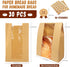 WNSIRVY 30 Pack 50 (13.7x8.2x3.5 Inches, Large Bread Bags for Homemade Sourdough Bread - Kraft Paper Storage Bakery