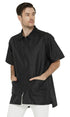 PERFEHAIR Barber Jacket for Men - Hair Stylist Grooming Smock Vest Shirt, Black