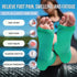 SB SOX Ankle Compression Sleeve, Plantar Fasciitis Compression Socks, Best Arch Support for Heel Pain Relief, Blue,