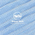 HOMEXCEL 5 Pack Microfiber Hair Towels, 40 x 20 inches, Fast Drying Turbans for Long Curly Hair