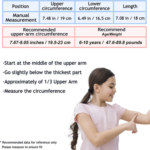 Luwint Kids Knit Elbow Brace Support, Compression Arm Protection Sleeves for Sports (Black)