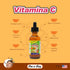 Vitamin C Drops for Children, Immune Support, Antioxidant, Orange Flavor, 2 Fl Oz, Pack of 1